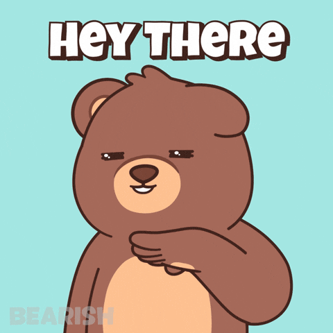 Teddy Bear Hello GIF by BEARISH
