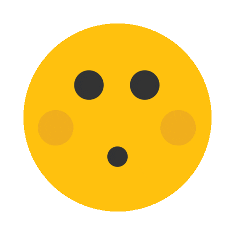 Surprise Smile Sticker by Digital Pratik
