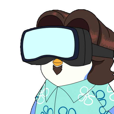 Virtual Reality Penguin Sticker by Pudgy Penguins