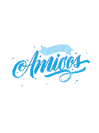 marovita friends blue friend amigos Sticker