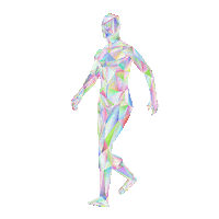 Rainbow 3D Sticker by Vince Mckelvie