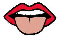 Tongue Mouth Sticker by By Sauts // Alex Sautter