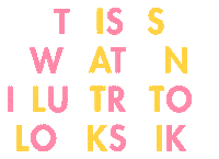 Design Illustration Sticker