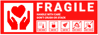 Fragil Sensibel Sticker by Nico Semsrott