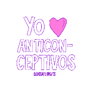 Spanish Anticonceptivos Sticker by Bedsider