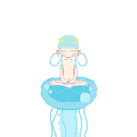 Japan Meditation Sticker by Shiitake