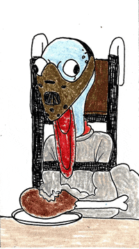 Hungry Hannibal Lecter GIF by Jimmy