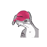 soyrefisura memes rabbit frio conejo Sticker