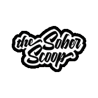 Sundae Sobriety Sticker by The Sober Curator