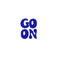 Go On Lettering Sticker