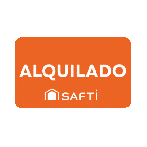 Alquilado Sticker by SAFTI España
