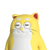 Bored Cat Sticker by Liberty Cats Emojis