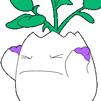 Nervous Panic Sticker by Magic Eden