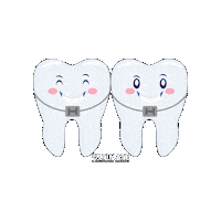 Teeth Braces Sticker by Ultimate Orthodontic Academy