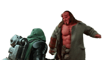 HellboyMovie demon hell hellboy milla jovovich Sticker