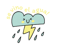 Rain Lluvia Sticker