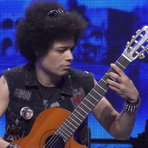 dominicanasgottalent giphygifmaker music guitar playing GIF