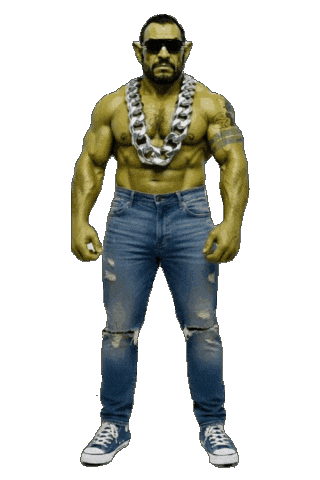 Cyborg Bodybuilder Sticker by Database數據