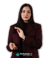 Girl Reaction Sticker by PerfectHair.ch
