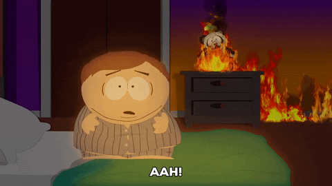 burning eric cartman GIF by South Park 