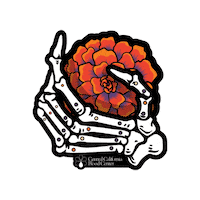 Day Of The Dead Sticker Sticker by CenCaBlood