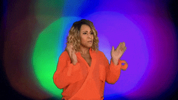 ComedianHollyLogan happy dance party dancing GIF