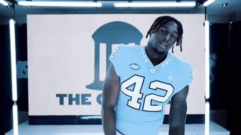 North Carolina Football GIF by UNC Tar Heels