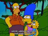 homer simpson jungle GIF