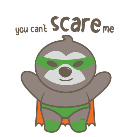 Scared Halloween Sticker by Life In Treetop