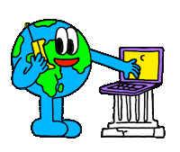 ohyouflirt cool world phone computer Sticker