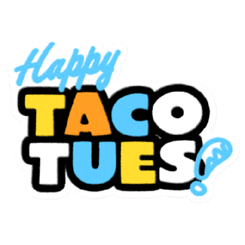 Mexican Food Tuesday Sticker by doozycrew