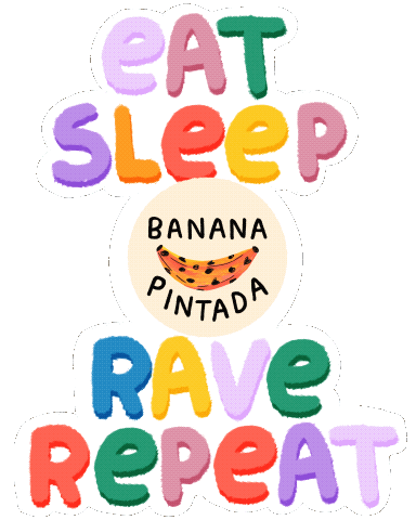 Rave Repeat Sticker by Maira Peralta