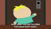 panicking butters stotch GIF by South Park 