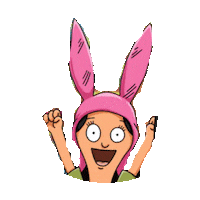 bunny yes STICKER by imoji