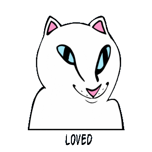 RIPNDIP_CAT giphyupload love cat alien Sticker