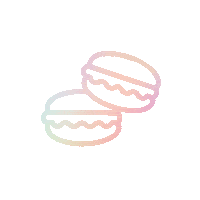 Pasteleria Macarons Sticker