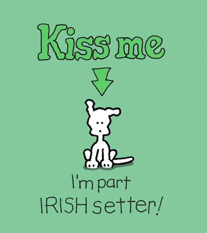 St Patricks Day Love GIF by Chippy the Dog