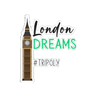 tripoly london tripoly travel with tripoly tripoly travel Sticker