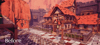 UB_Eville after before town before and after GIF
