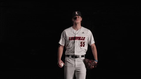 University Of Louisville Baseball GIF by Louisville Cardinals