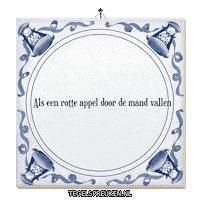 Nl Teleurstelling Sticker by Tegelspreuken.nl