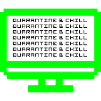 Chill Quarantine Sticker by Hacker Noon