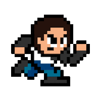 jclarriaga running 8bits nakamas podcast chepenakama Sticker