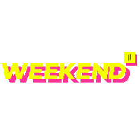 Weekend Finde Sticker by Rebellion