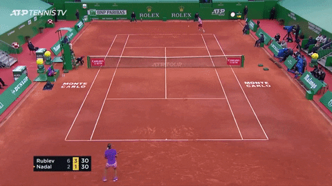 giphygifmaker 2021 atp rafael nadal monte carlo GIF