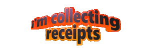 Slang Receipts Sticker by GIPHY Text