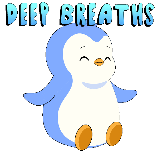 Chill Breathe Sticker by Pudgy Penguins