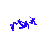 Fimleikafelagid_Bjork jump jumping parkour iceland Sticker