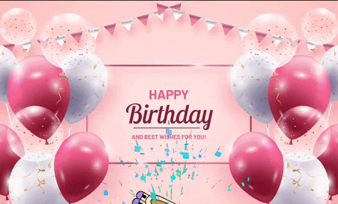 Happy Birthday GIF by techshida
