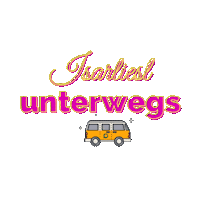 Unterwegs Sticker by Isarliesl